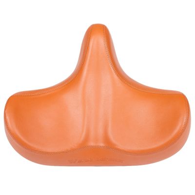Soyeacrg Oversized Comfortable Memory Foam Soft Wide Bicycle Saddle for Women Men Replacement Bike Seat for Exercise Spin Stationary Sport Mountain Road Bikes Outdoor Bikes,Yellow