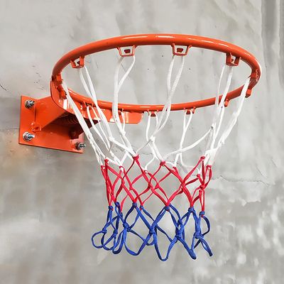 Katzowen Portable Heavy Duty Basketball Rim and Net for Adults & Kids, Home Garage Stadium Playground Basketball Court (Color : Orange)