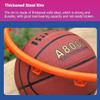 Katzowen Portable Heavy Duty Basketball Rim and Net for Adults & Kids, Home Garage Stadium Playground Basketball Court (Color : Orange) view 3