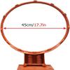 Katzowen Portable Heavy Duty Basketball Rim and Net for Adults & Kids, Home Garage Stadium Playground Basketball Court (Color : Orange) view 4