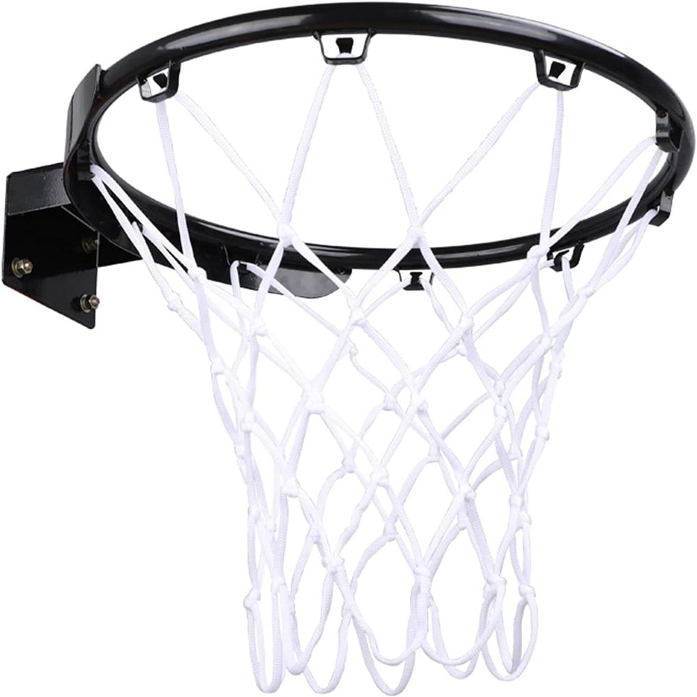 Katzowen Basketball Rim Heavy-Duty Wall-Mounted Basketball Hoop, Indoor and Outdoor Basketball Boards