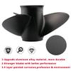 Boatman OEM Propeller 13 7/8x15 fit Suzuki Aluminum Outboard Engine DF50/60/70/90/100/115/140H HP,15 Spline Tooth,RH view 2