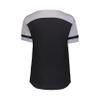 Augusta Sportswear Girls Fanatic 2.0 Tee Black/Grey Heather M view 3