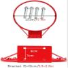 Katzowen Hanging Basketball Rim Wall Mounted Goal Hoop Rim with All Weather and Net Screw Standard Indoor Outdoor Hanging Rims for Kids, Junior, Adults view 2