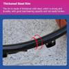Katzowen Portable Heavy Duty Basketball Rim and Net for Adults & Kids, Home Garage Stadium Playground Basketball Court (Color : Black) view 3