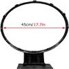 Katzowen Portable Heavy Duty Basketball Rim and Net for Adults & Kids, Home Garage Stadium Playground Basketball Court (Color : Black) view 4