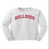 Fashion Greek TCTG School Mascot T-Shirt Bulldogs White/Red XX-Large Long Sleeve view 1