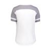 Augusta Sportswear Girls Fanatic 2.0 Tee White/Grey Heather L view 3