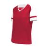Augusta Sportswear Girls Fanatic 2.0 Tee Scarlet/White M view 1