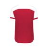 Augusta Sportswear Girls Fanatic 2.0 Tee Scarlet/White M view 3