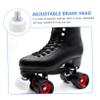BESPORTBLE 2pcs Professional Rubber Roller Skates Brake Stoppers Toe Stops for Quad Skates Non- Brake Block Easy Installation Enhanced Stability for Sudden Stops view 2