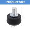 Kisangel Adjustable Roller Skate Brake Head Replacement Rubber Toe Stopper for Quad Skates High Elasticity Brake for Inline & Double Row Roller Skates 2-Inch Skate Stopper view 2