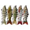 Bass Fishing Lures Multi-Joint Lures Realistic Fishing Lures Bionic Fish Lures Freshwater bass Saltwater bass Lure Kits Trout Fishing Lures-5 Pieces (Style D) view 1