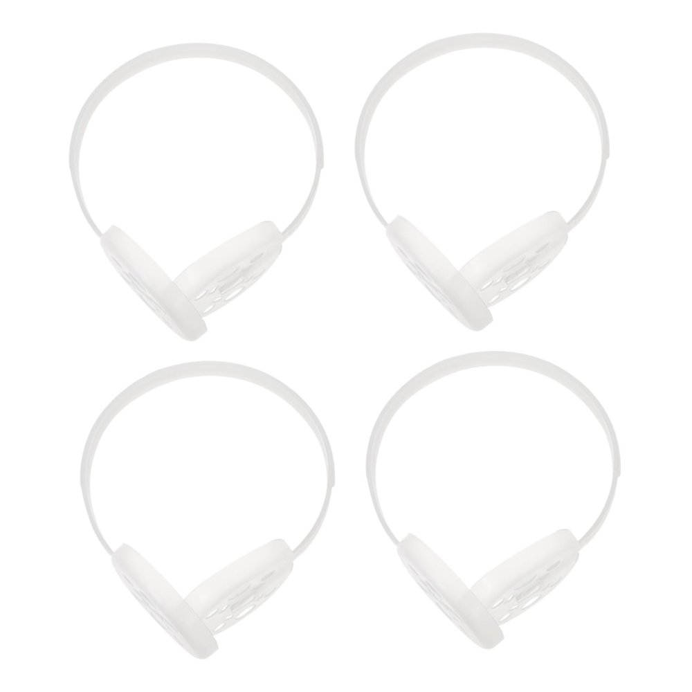 Gogogmee 4Pcs Warm Earmuff Diy Frame Inner Rack Earmuff Supplies for Crafting Custom Ear Muffs for Winter Projects and Creative Designs