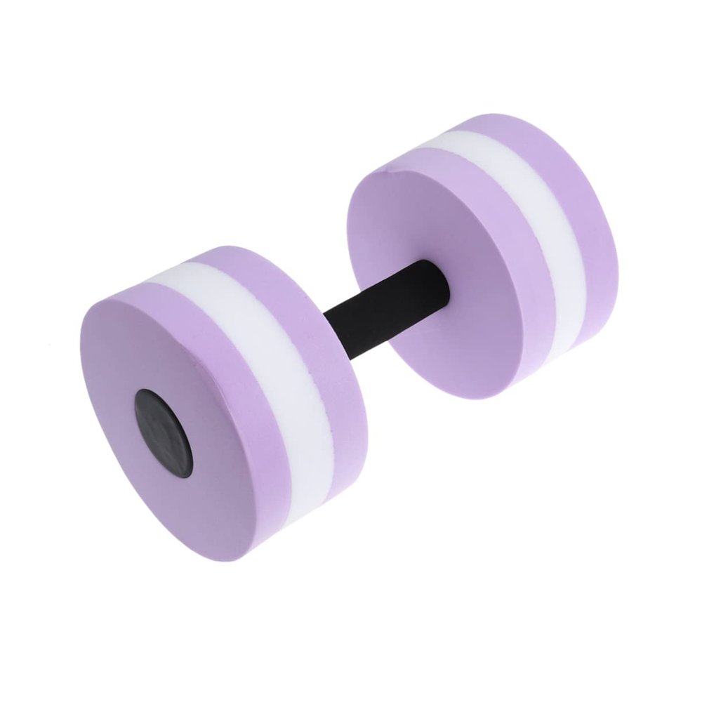 CORHAD 2pcs Purple Eva Water Dumbbells for Aquatic Fitness Lightweight Resistance Weights for Water Aerobics and Pool Exercises for Strength Training and Flexibility