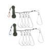 Anneome 5m Fishing Lock Kit Stainless Steel Fishing Buckle for Fish Labial Bones Present for Friends view 1