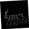 Anneome 5m Fishing Lock Kit Stainless Steel Fishing Buckle for Fish Labial Bones Present for Friends view 4
