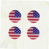 Anneome 4Pcs Tennis Racket Dampeners Silicone Vibration Absorbers with Us Flag Pattern for Enhanced Control and Comfort All Players view 4