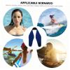 Anneome 2Pcs Neoprene Swimming Headband Ear Protection Bands for Boy Girl and Adults Adjustable Ear Guards for Diving Sports Blue view 2