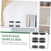 Anneome Golf Ball Storage Box Set of 4 Display Case Compact for Home Golf Collection Easy to Use and Clean view 3