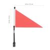 CIMAXIC Kids Bike Handlebar Flag Kit with Pole for Bicycle and Scooter Safety Adjustable Reflective Cycling Safety Flag for Enhanced Visibility view 2