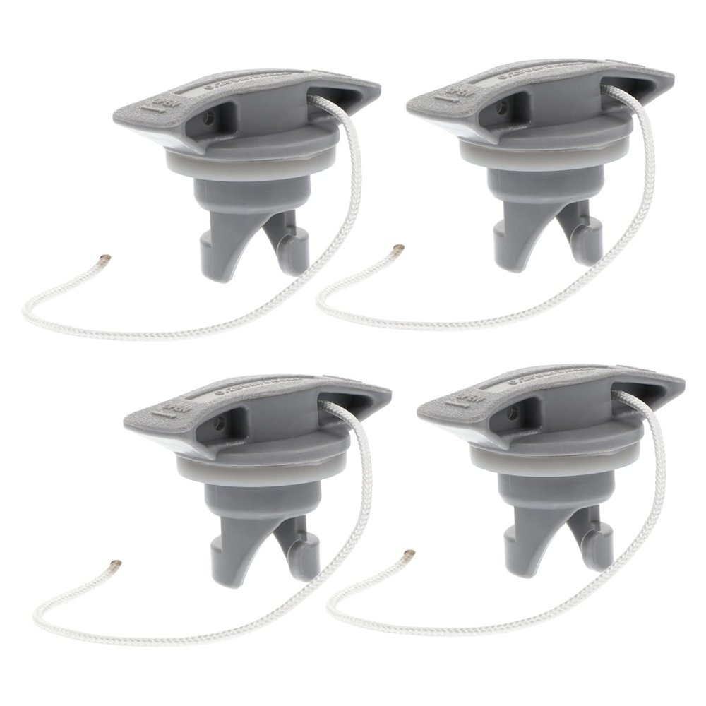 Anneome 4pc Air Valve Cover Set for Dinghy Boat Kayak Canoe Inflatable Boat Sup Plug Scupper Plugs