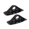 BIUDECO 2Pcs PVC Paddle Bracket Fixed Frame Awning Sun Shade Mount Bases for Kayaking Accessories Compatible with Speedboats and Inflatable Rubber Boats Black view 1
