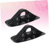 BIUDECO 2Pcs PVC Paddle Bracket Fixed Frame Awning Sun Shade Mount Bases for Kayaking Accessories Compatible with Speedboats and Inflatable Rubber Boats Black view 4