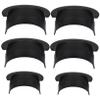 BIUDECO 6 Pcs Heavy Duty Plastic Billiards Table Pocket Liners for Pool Table Corner Design for Home Bar Use Fits Standard Pool Tables view 1