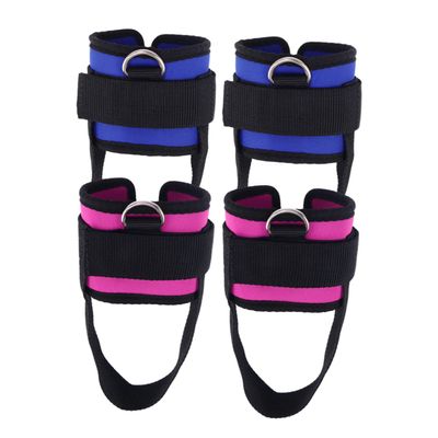 Anneome Ankle Straps 2 Pack Padded Workout Straps D-Ring for Leg Glute Hamstring Exercises Cable Machines
