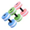 CORHAD 3pcs Eva Floating Dumbbells for Water Aerobics Set Green Lightweight Resistance Training Equipment for Men Women for Pool Exercises and Fitness Workouts view 1