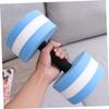 CORHAD 3pcs Eva Floating Dumbbells for Water Aerobics Set Green Lightweight Resistance Training Equipment for Men Women for Pool Exercises and Fitness Workouts view 2