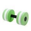 CORHAD 3pcs Eva Floating Dumbbells for Water Aerobics Set Green Lightweight Resistance Training Equipment for Men Women for Pool Exercises and Fitness Workouts view 4