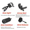 Compound Bow Kit, Bowfishing Bow Kit with Bowfishing Reel and Bowfishing Arrow,Draw Weight 30-70 Lbs, Draw Length 23.5-30.5 inches, 320 Fps SpeedRight Handed Compound Bow Fishing Kit (Black) view 3