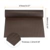 HARFINGTON Shoe Sole Repair Rubber Sheet 2.2mm Thick Non-Slip Noise Reduction Replacement Pad for Shoes Bottom Repairing, Brown view 2