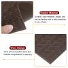 HARFINGTON Shoe Sole Repair Rubber Sheet 2.2mm Thick Non-Slip Noise Reduction Replacement Pad for Shoes Bottom Repairing, Brown view 4