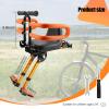 XIEEIX Front Mounted Child Bike Seat, Kids Bike Seat with Guardrail, High Seat Cushion Backrest Mountain Bike Child Bike Seat, Bicycle Child Safety Seat for Children from 1 to 3 Years Old view 4