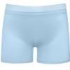 Miutii Mens Sheer Silky Shorts Low Rise Stretchy Short Pants Underwear Nightwear Yoga Sportwear Light Blue One Size view 1