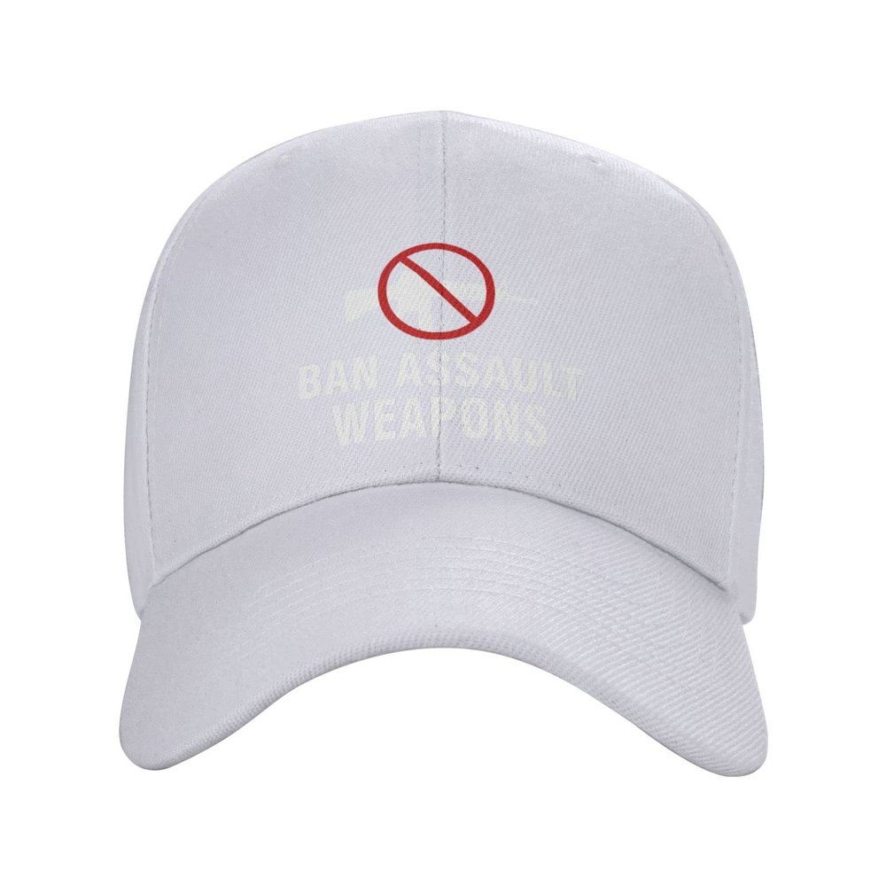 Kkaingg End Gun Violence Ban Assault Weapons Ban Assault Weapons Now Baseball Cap Men Gifts Trucker Hat Women Sun Hat White