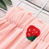 Baby Girl Jean Shorts Summer Baby Boys Girls Fruits Strawberry Print PP Pants Shorts Bottoms Little Girl (White, 110) view 4