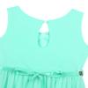 Alvivi Big Girls Halter-Neck Floral Lace Junior Bridesmaid Romper Dress Wedding Party Ball Prom Evening Long Gowns Mint_Green V Neck 12 Years view 4