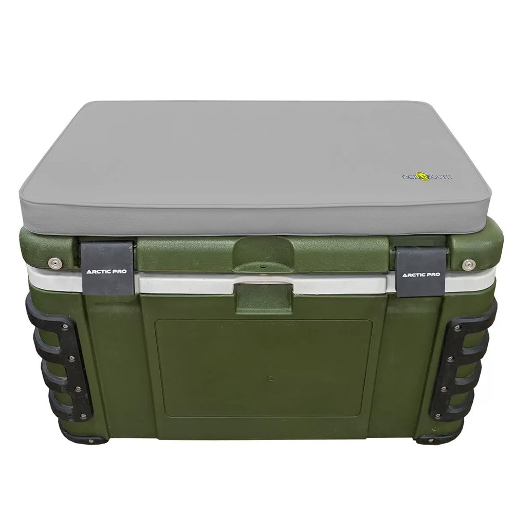 Boat Cooler Seat Cushions (Gray, 20.4 x 55)