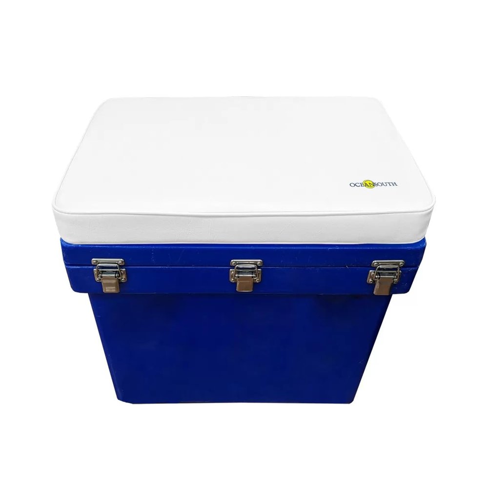 Boat Cooler Seat Cushions (White, 15 x 28.7)