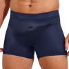 Miutii Mens Sheer Silky Shorts Low Rise Stretchy Short Pants Underwear Nightwear Yoga Sportwear Navy Blue One Size view 2