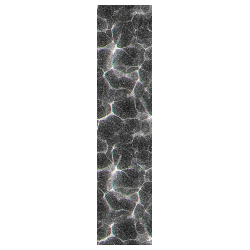 YETTASBIN Water Texture Black Skateboard Grip Tape, Bubble Free Anti Slip Longboard Grip Tape Sheet Sticker Deck Sandpaper for Rollerboard, 44 x 10 Inch