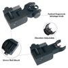 Socpuro Flip Up Front and Rear Sights, Fiber Optic Iron Sight Backup Sight with Green & Red Fiber Optics Dots view 3