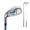 Left Hand #7#9 Golf Irons Kids Beginner Practice Rod Golf Clubs Boys Girls Golf Club Iron (#9,Blue for Age 9-12) view 3