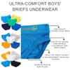 Simply Life Boys' Briefs Underwear (2-15 Years)  Soft Bamboo Viscose & Spandex (5-Pack)  Moisture-Wicking, Breathable & Ultra-Gentle for Sensitive Skin view 2