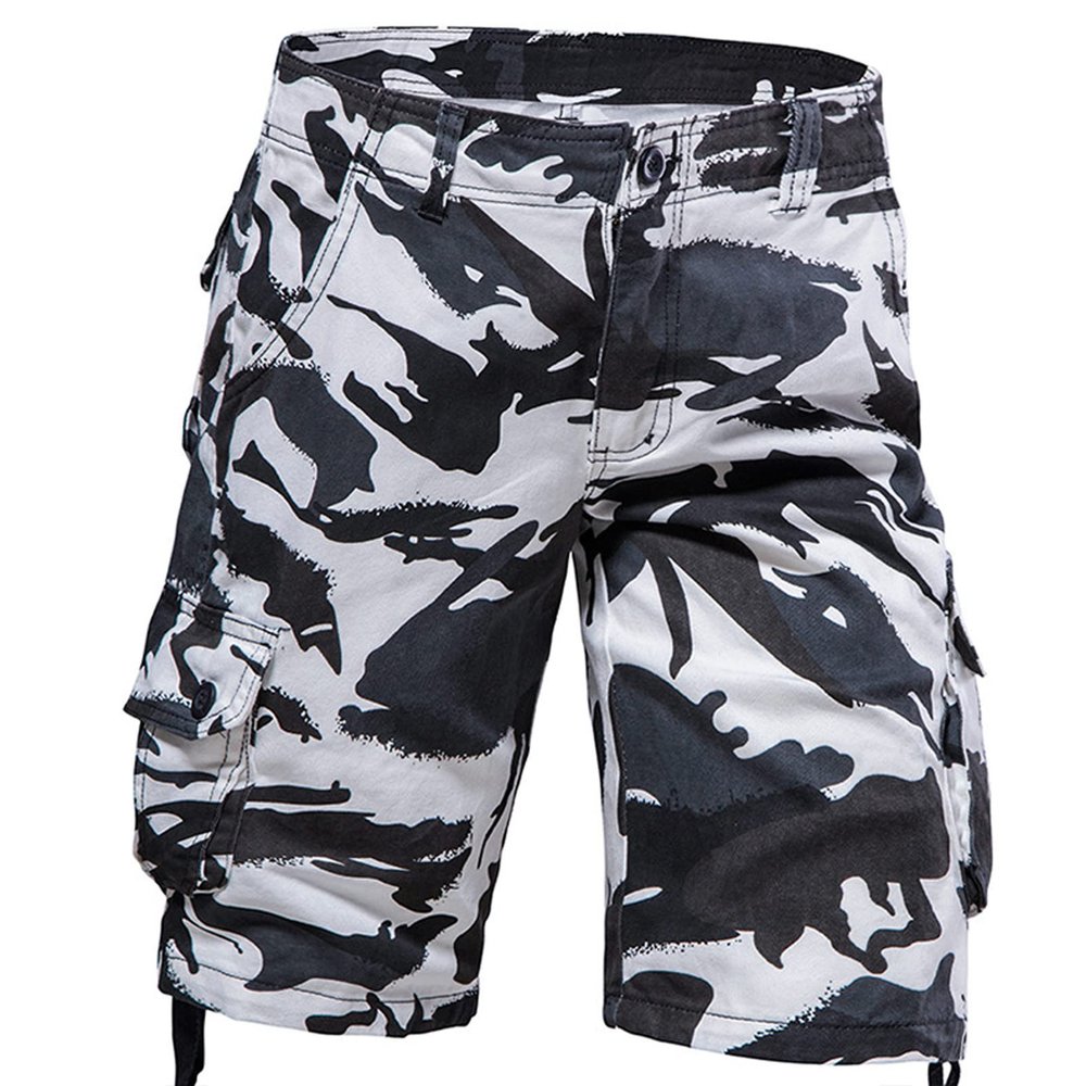 Men's Linen Shorts Big And Tall Lightweight Shorts Normaler Schnitt Loose Fit Solid Shorts Big & Tall Arbeitshose Above Knee Yoga Shorts Personalized Konische Hosen Construction Work Pants for Men