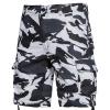 Men's Linen Shorts Big And Tall Lightweight Shorts Normaler Schnitt Loose Fit Solid Shorts Big & Tall Arbeitshose Above Knee Yoga Shorts Personalized Konische Hosen Construction Work Pants for Men view 3